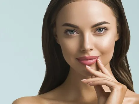 Belleza mujer piel sana fresca limpia hermosa cara