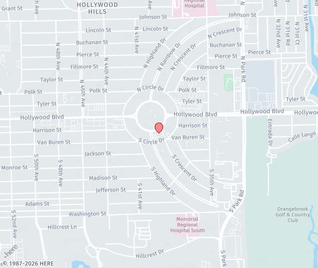 Location Map: 3850 Hollywood Blvd Hollywood, FL 33021